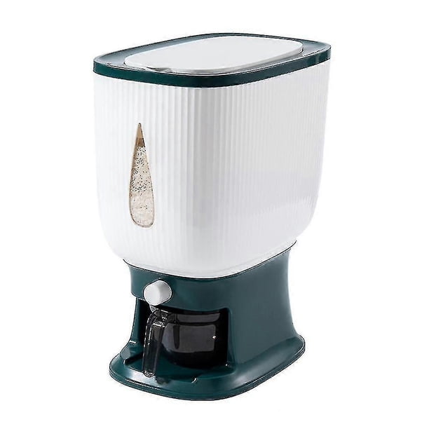 10kg Automatic Rice Dispenser With Rinsing Cup Smart Rice Dispenser Rice Storage Rice Bucket Househ