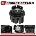 thumbnail image 4 of 1 Juego de Cableado de Zócalo de Luz Trasera LED Combinada para Toyota Land Cruiser Prado 2017-2022 No.8153660C30 Conector de Pigtail de Bombilla, 4 of 7