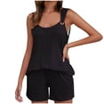 thumbnail image 2 of yievot Womens Summer Loungewear Pajamas Sets 2 Piece Tank Top and Shorts Lounge Sleepwear Pjs Set, 2 of 7