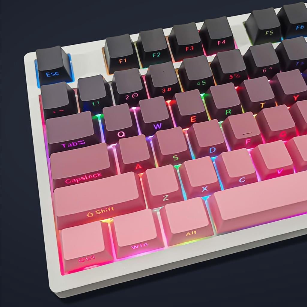Keycaps Unique Dye-Subbed Color with OEM heightErgonomic Feel for Mechanical Keyboards Keycaps Replacement