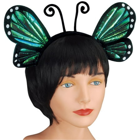Loftus Halloween Cosplay Butterfly Antenna Costume Headband, Blue, One Size