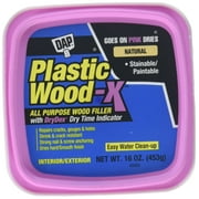 Plastic Wood-X All Purpose Wood Filler with DryDex Dry Time Indicator, 16 oz