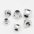 thumbnail image 5 of 10Pcs Hex Flange Nylon Insert Lock Nuts M3 M4 M5 M6 M8 Carbon Steel White Zinc Plated Hexagon Self-locking Nylock Locknut, 5 of 5