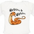 thumbnail image 4 of Inktastic Hugs and Hisses Cute Snake for Valentines Day Boys or Girls Long Sleeve Baby Bodysuit, 4 of 5