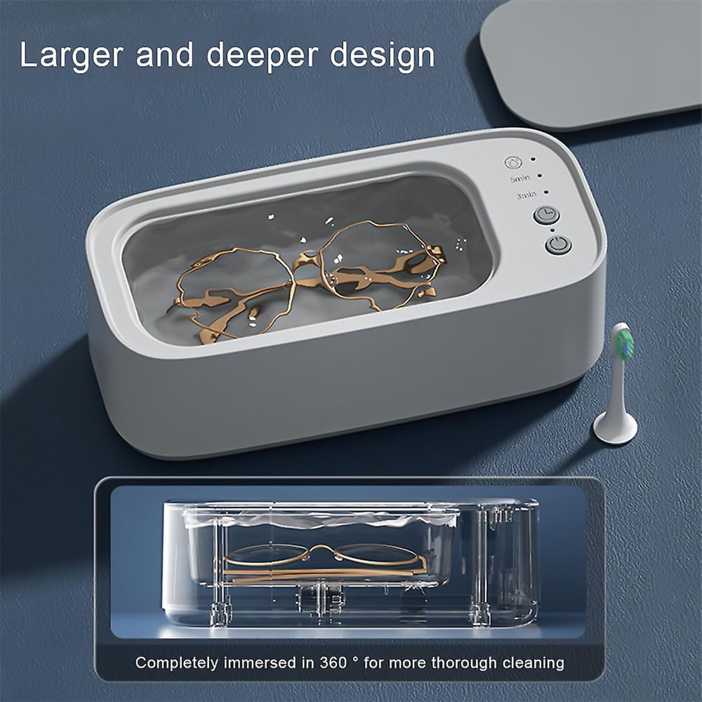 Ultrasonic Jewelry Cleaner Machine,DFITO 15W 500ML Professional Sonic Jewelry Cleaner for Glasses, Jewelry, Watch