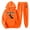 Orange, variant on Men's Suits Sweat Suits For Men Set 2 Piece Long Sleeve Letter Printing Sweatsuits Hoodie And Pants