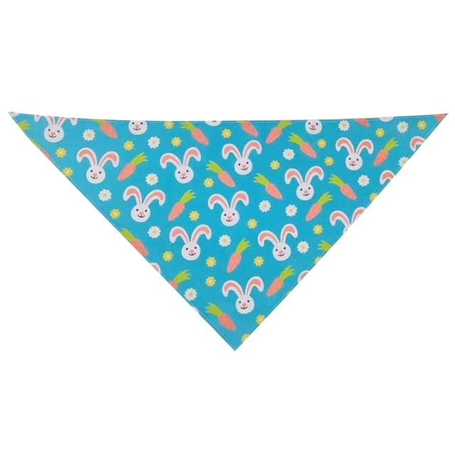 TIELUTT Easter Dog Bandana Triangle Pet Scarf Easter Bunny Rabbit and Egg Pet Bandana for Small Medium Dog Color Puppy Bow Ties for Small Boy Dogs Custom Dog Leash Dog Colors for Girls Dog Chain with