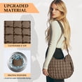 thumbnail image 3 of Puffer Tote Bags Adjustable Shoulder Strap Curry, 3 of 7