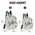 thumbnail image 2 of FORMRS Mini Backpack Purse for Women Quilted Travel Daypack Casual Shoulder Bag, Colorful School, 2 of 7
