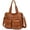 Brown, variant on Crossbody Bag for Women Multi Pocket Shoulder Bags Medium Travel Purses Ultra Soft Washed Leather