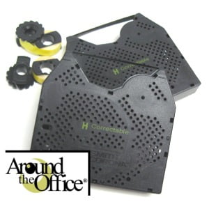 Around The Office Compatible SMITH CORONA Typewriter Ribbon & Correction Tape for SC 110...This Package includes 2 Typewriter Ribbons and 2 Lift Off Tapes