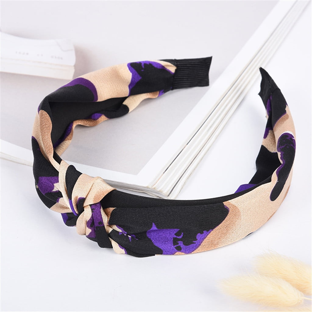 Women's Leopard Print Simple Fashion Headband Hair Band Fabric Headband -  Walmart.com