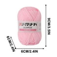 thumbnail image 3 of AYktou Acrylic Yarn Mini Skeins - Cotton Yarn of Soft Lightweight Yarn for Crocheting and Knitting Craft Project,Assorted Crochet Yarn Bulk Kit for Adults and Kids,26 Colors, 3 of 12