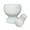 White, variant on THY Collectibles Natural Marble Mortar and Pestle Set, Stone Grinder Bowl for Spices, Herbs, Garlic, Guacamole, Salsa, and Nuts Molcajete Bowl for Kitchen & Cooking Light Grey, Diameter 4"