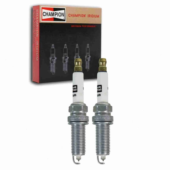 2 pc Champion 9035 Iridium Spark Plugs for REA11WMPB4 Ignition Wire Secondary Fits select: 2012-2015 TOYOTA PRIUS PLUG-IN, 2014-2015 TOYOTA SCION IQ