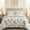 Birds & Floral, variant on Floral Quilt Set Queen Size 3Pcs, Blue & Green Paisley Floral Pattern All Season Lightweight Bedspread Coverlet Sets(Queen 90x96, Paisley Blue)