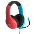 thumbnail image 4 of Turtle Beach Airlite™ Fit Wired Gaming Headset Officially Licensed for Nintendo Switch™, Nintendo Switch™ Lite, and Nintendo Switch™ - OLED Model - Flip-to-Mute Mic - Neon Blue & Red, 4 of 7