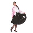 thumbnail image 1 of Disfraz rosa con falda de caniche de talla grande de los años 50 de RG Costumes, 1 of 1