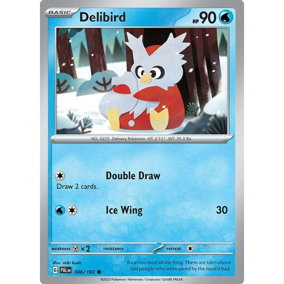 Pokemon Paldea Evolved Common Delibird #46