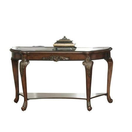 Liberty Furniture Eden Park Gl Top Console Table In Antique Cherry Liberty Furniture Eden Park Gl Top Console Table In Antique Cherry