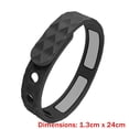 thumbnail image 3 of New Design Adjustable Silicone Sweatproof Anti-Static Wristbands RedUp Far Infrared Negative Ions Wristband Sport Bracelets Waterproof RED, 3 of 7