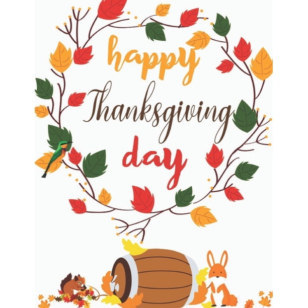 Happy Thanksgiving Day Personalised Recipe Box Recipe Keeper Make Your Own Cookbook In The First Thanksgiving 100 Pages 8 5 X 11 Collect The Recipes You Love In Your Own Custom Book Paperback Walmart Com