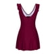 thumbnail image 5 of Augper Women's Swimsuit Ruffle Cutout Swimdress V Neck Wrap Swimwear, 5 of 9