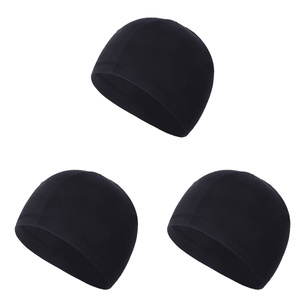 Gorro de ciclismo, transpirable, para correr, secado rápido (negro)