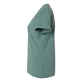 thumbnail image 3 of Hanes Originals Women's Garment Dyed V-Neck T-Shirt, Cotton Cypress Green XL, 3 of 4