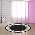 thumbnail image 2 of FYBTO Non slip Round Chair Mat Sitting Pad Area Rugs Washable Rug Living Room Bedroom 120cm-090502, 2 of 5