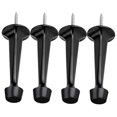 thumbnail image 4 of GOOHOCHY 4Pcs Door Stopper for Homeowners in Black and Zinc Alloy Material, 4 of 8