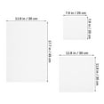 thumbnail image 3 of Cross Stitch Fabric Polyester Cotton White For Embroidery Projects 12Pcs, 3 of 8