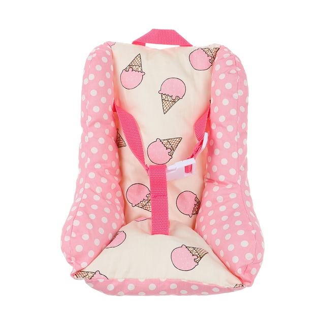 Asiento de juguete para muñecas, divertido asiento de tela pequeño, accesorio para muñecas, asiento de coche para muñecas, decoración para el asiento del coche de muñecas, portabebés para muñecas.