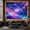 thumbnail image 5 of Cosmic Nebula in a Swirling Vortex, Ethereal Mystical Celestial Style for Space Lovers, Cosmic Wall Art Housewarming Gift, Tapestry Wall Hanging for Living Room and Dorm, 5 of 6