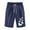 Dark Blue, variant on Buigttklop No Bounadries Shorts for Women Plus Size,Women'S Summer Printed Five Points Large Size Cotton Linen Pants Casual Pants Shorts
