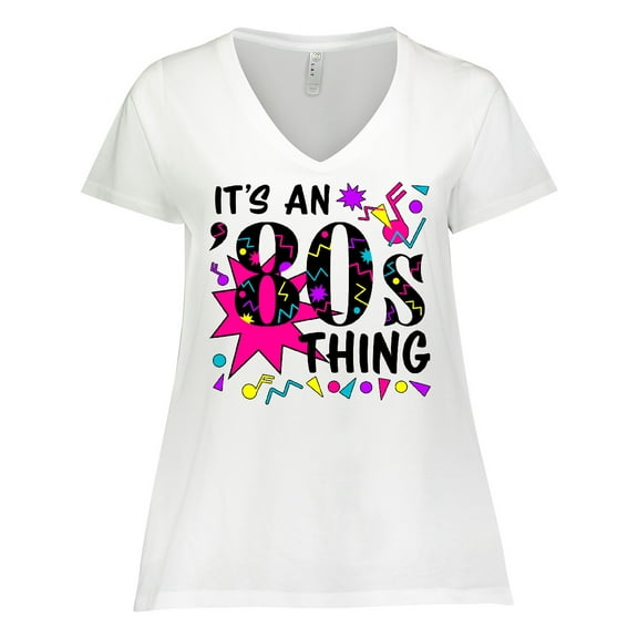 Inktastic It's an '80s Thing Women's Plus Size V-Neck T-Shirt