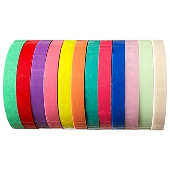 Interesting Sticky Ball Tape, Stationery Tape Sensory Toy, Strong Adhesion DIY Tape Sticky Ball for Children Adult Playing Birthday Party 2.4cm Deep Color