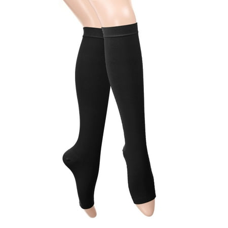 Unisex Medical Open Toe Sock Compression Stockings Toeless Socks for