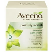 AVEENO Active Naturals Positively Radiant Intensive Night Cream 1.70 oz (Pack of 3)