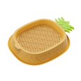 thumbnail image 3 of Macetero de hierba para gatos Yinane bandeja para plantar hierba hidropónico Amarillo, 3 of 8