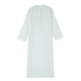 thumbnail image 6 of Arabic Thobe Long Sleeve Kaftan Robe - Embroidered National for Teenage Boys Children's Wear, 6 of 6