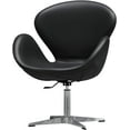 thumbnail image 2 of Ceets Raspberry Leather Leisure Chair, 2 of 5