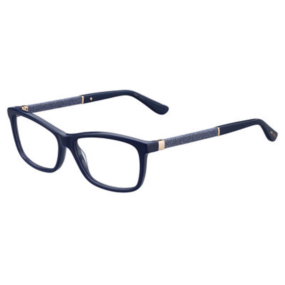 Jimmy Choo Jc 167 Eyeglasses 0KOD 52 Blue Glitterbl