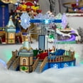 thumbnail image 3 of Northlight LED Lighted Animated and Musical Carnival Ride Christmas Village Display - 12", 3 of 7