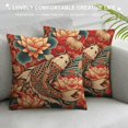 RUIYC Japanese Lotus Throw Pillow Covers PillowcasesTraditional