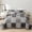 Black Silver, variant on Smuge King Size Reversible Quilt Set, Lightweight Soft Microfiber Bedspread Coverlet, Modern Buffalo Plaid Patchwork Bedding,Navy Blue