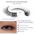 thumbnail image 6 of 1 Box False Eyelashes Wispy Natural Curl Lashes Soft Faux Chemical Fiber Lashes Volume Fluffy Frihappy Fake Eyelashes, 6 of 6