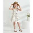 thumbnail image 2 of Vestido DeeFant sin mangas con estampado floral para niñas de 5 a 6 años, 2 of 9