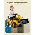 thumbnail image 5 of VEVOR Ride On Toddler Car, Ride on Excavator Car for Toddler 19 to 36 Months, Excavator Bulldozer Digger Toy with Under-seat Storage & Music, 55 lbs Load Capacity, Foot-to-Floor Walker for Kid, 5 of 9