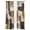 Multi, variant on Abstract Boho Sheer Curtains 84 Inch Length 2 Panels Set, Vintage Black Brown Geometric Voile Window Treatment Rod Pocket Curtains Sheers Drapes for Bedroom/Living Room/Kitchen 52"x84"x2